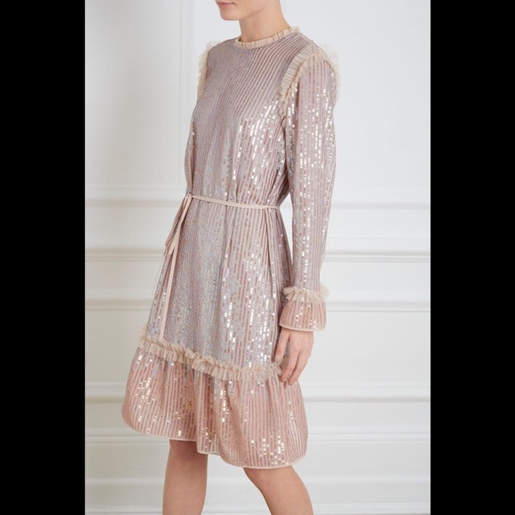 Pink sparkly Needle&thread dress - Picture 6 of 12